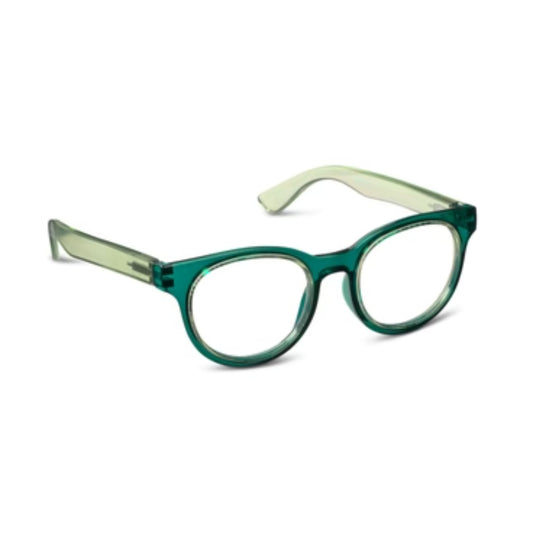Peepers by PeeperSpecs Olympia Teal/Light Green Reading Glasses