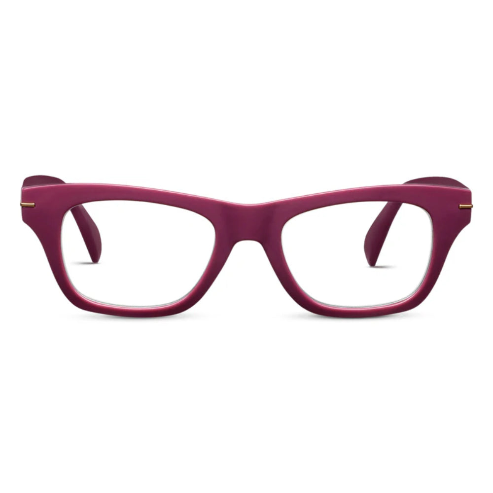 Peepers by PeeperSpecs Lucky Stars Blue Light Reading Glasses - Cherry