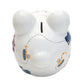Child to Cherish White Construction Pig Piggy Bank