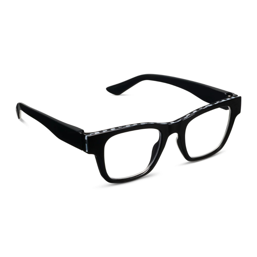 Peepers by PeeperSpecs Bernadette Blue Light Reading Glasses - Black