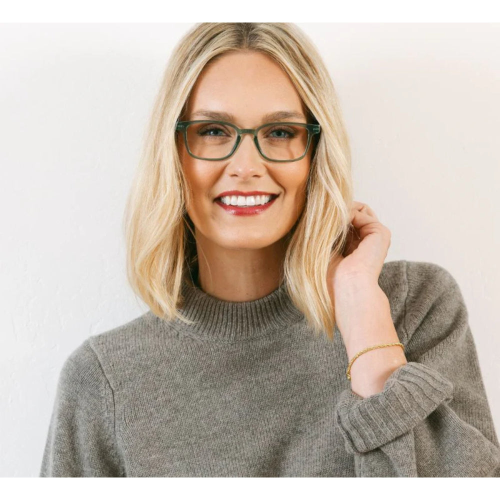 Peepers by PeeperSpecs Jo Blue Light Reading Glasses - Light Green