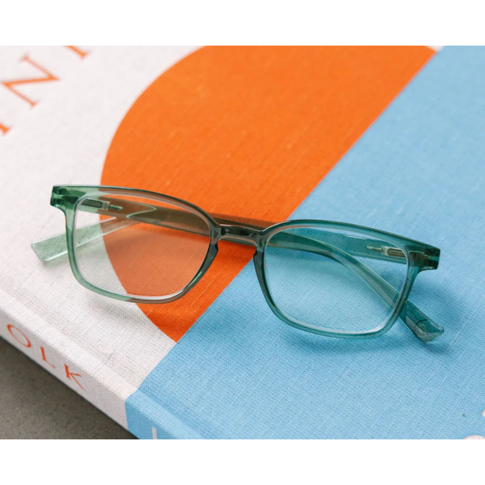 Peepers by PeeperSpecs Jo Blue Light Reading Glasses - Light Green