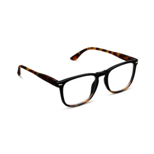 Peepers by PeeperSpecs Domino Black/Tortoise Reading Glasses