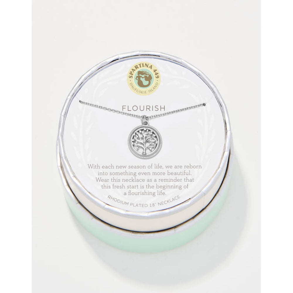 Spartina Sea La Vie Necklace 18" Flourish/Tree of Life