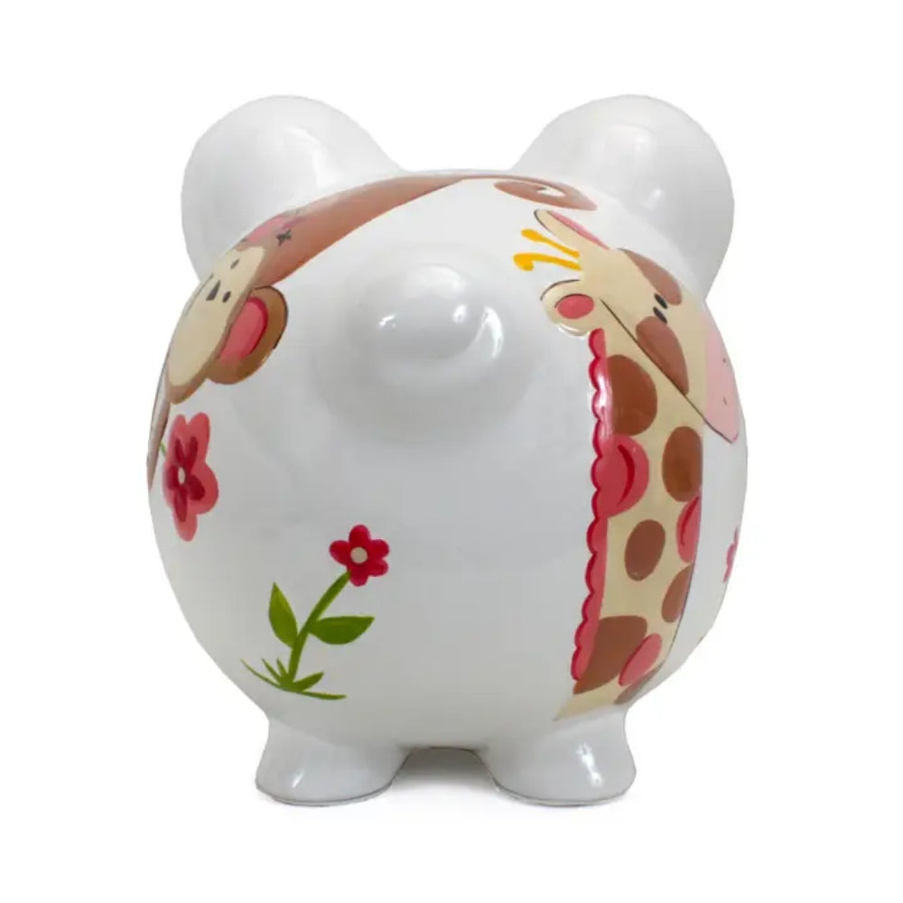 Child to Cherish Jungle Jill Ceramic Piggy Bank