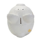 White piggy bank with Giraffe design on white background. 