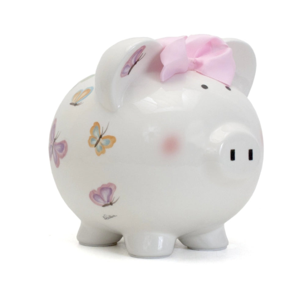 Child To Cherish Petite Papillon Piggy Bank