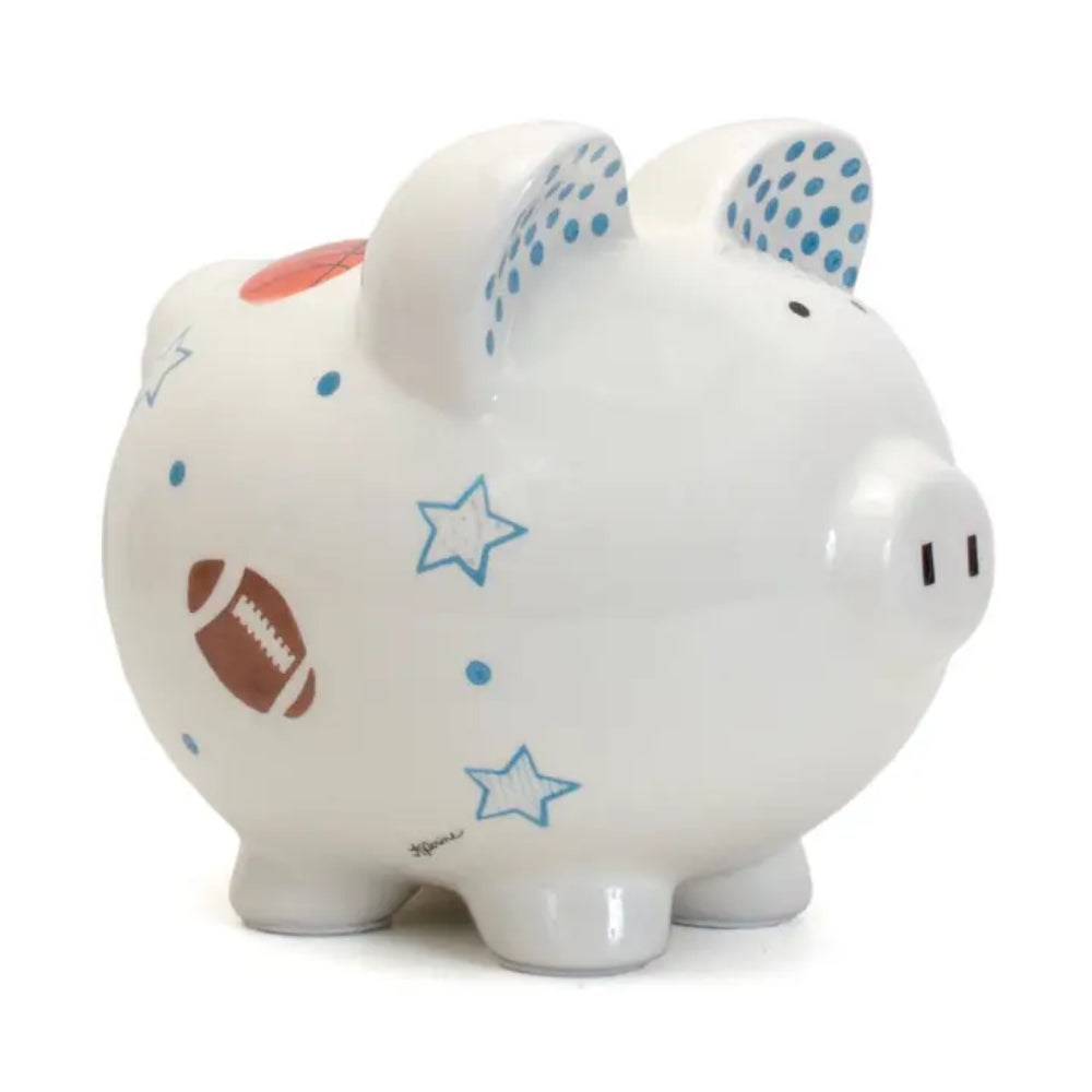 CHERISH SPORTS PAPER STAR PIGGY BANK
