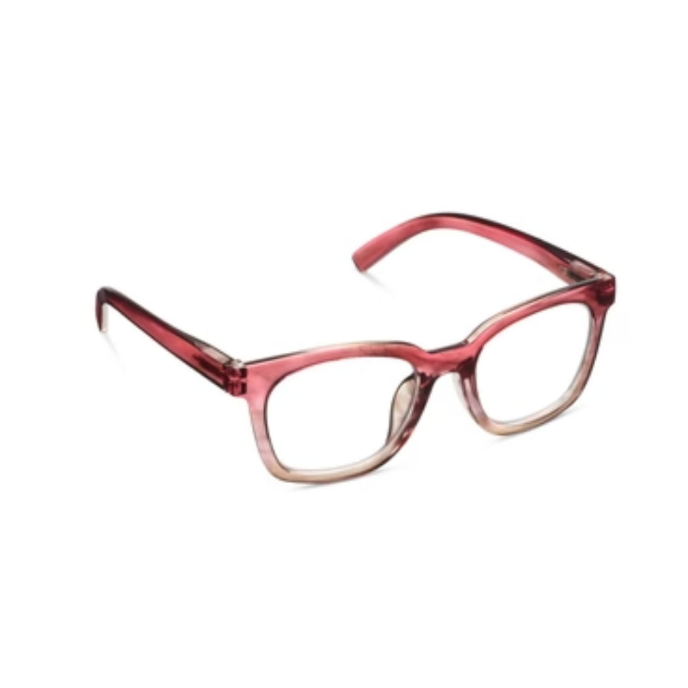 Peepers by PeeperSpecs To the Max Rose Ombre Horn Reading Glasses