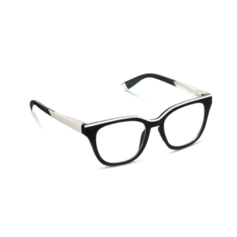 Peepers by PeeperSpecs Le Fun Club Black/White Reading Glasses