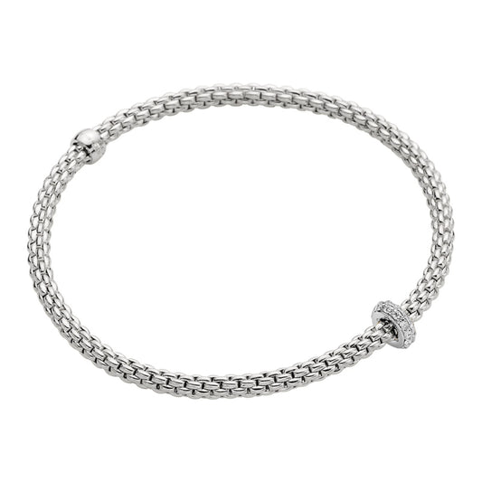 Fope Prima Collection 18k Flex'it Bracelet with Diamonds