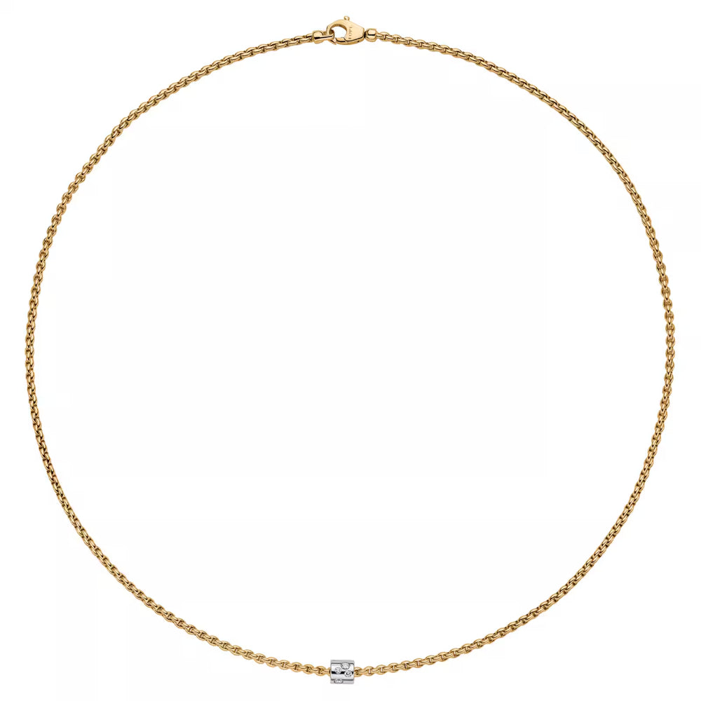 Fope 18k Aria Necklace with Diamond Slide