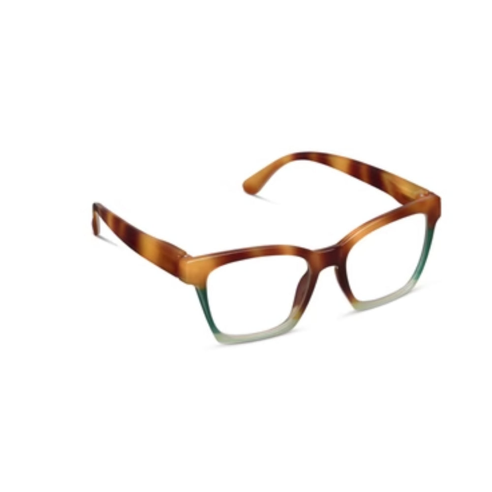 Peepers by PeeperSpecs Birdie Blonde Tortoise Colorblock Reading Glasses
