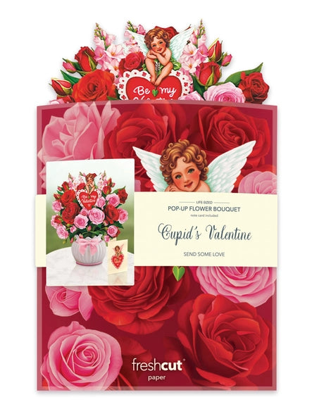 FreshCut Paper Cupid's Valentine Pop-Up Greeting Card