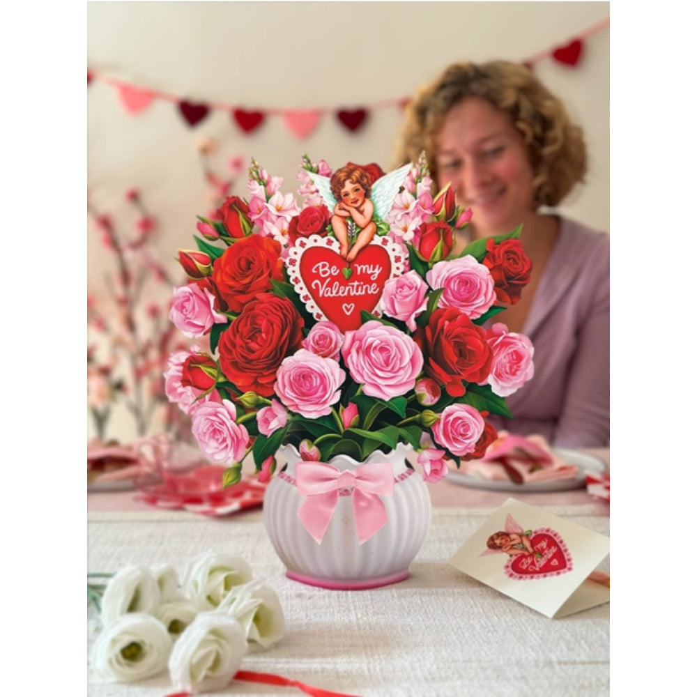 FreshCut Paper Cupid's Valentine Pop-Up Greeting Card