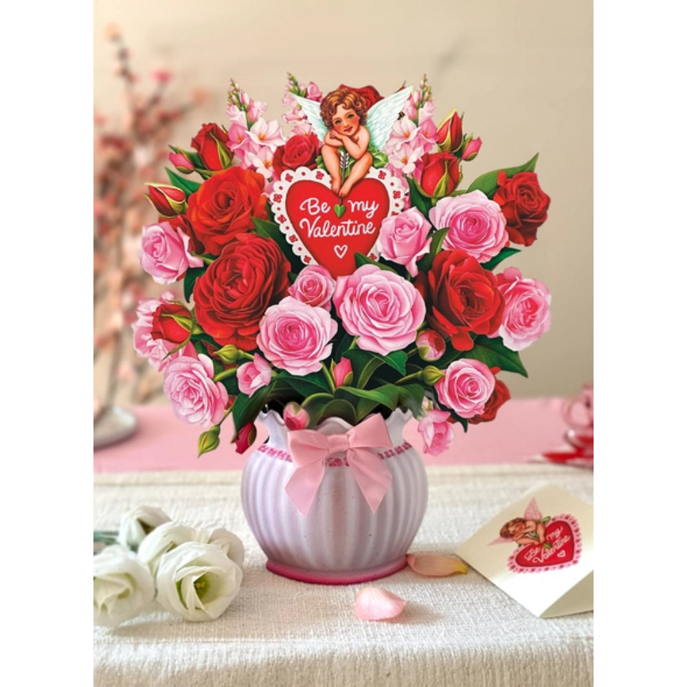 FreshCut Paper Cupid's Valentine Pop-Up Greeting Card