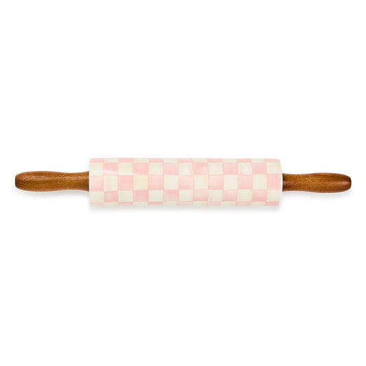 MacKenzie-Childs Rosy Check Rolling Pin