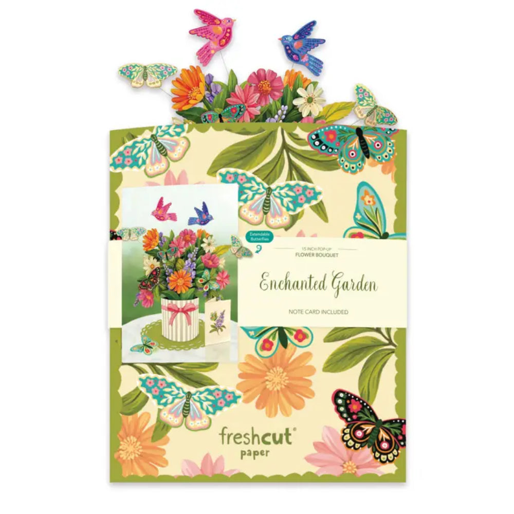 FreshCut Paper LLC Enchanted Garden Greeting Card
