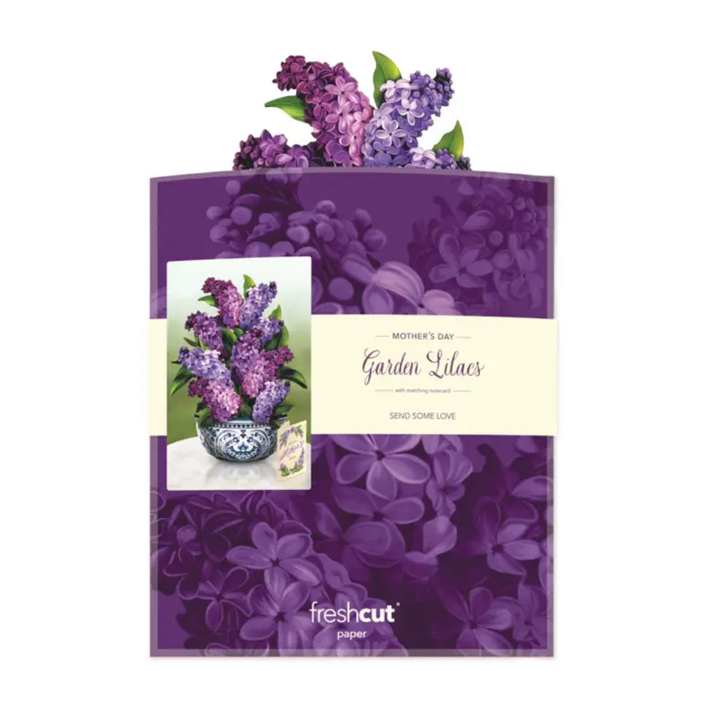 FreshCut Paper LLC Mother's Day Garden Lilac Greeting Card