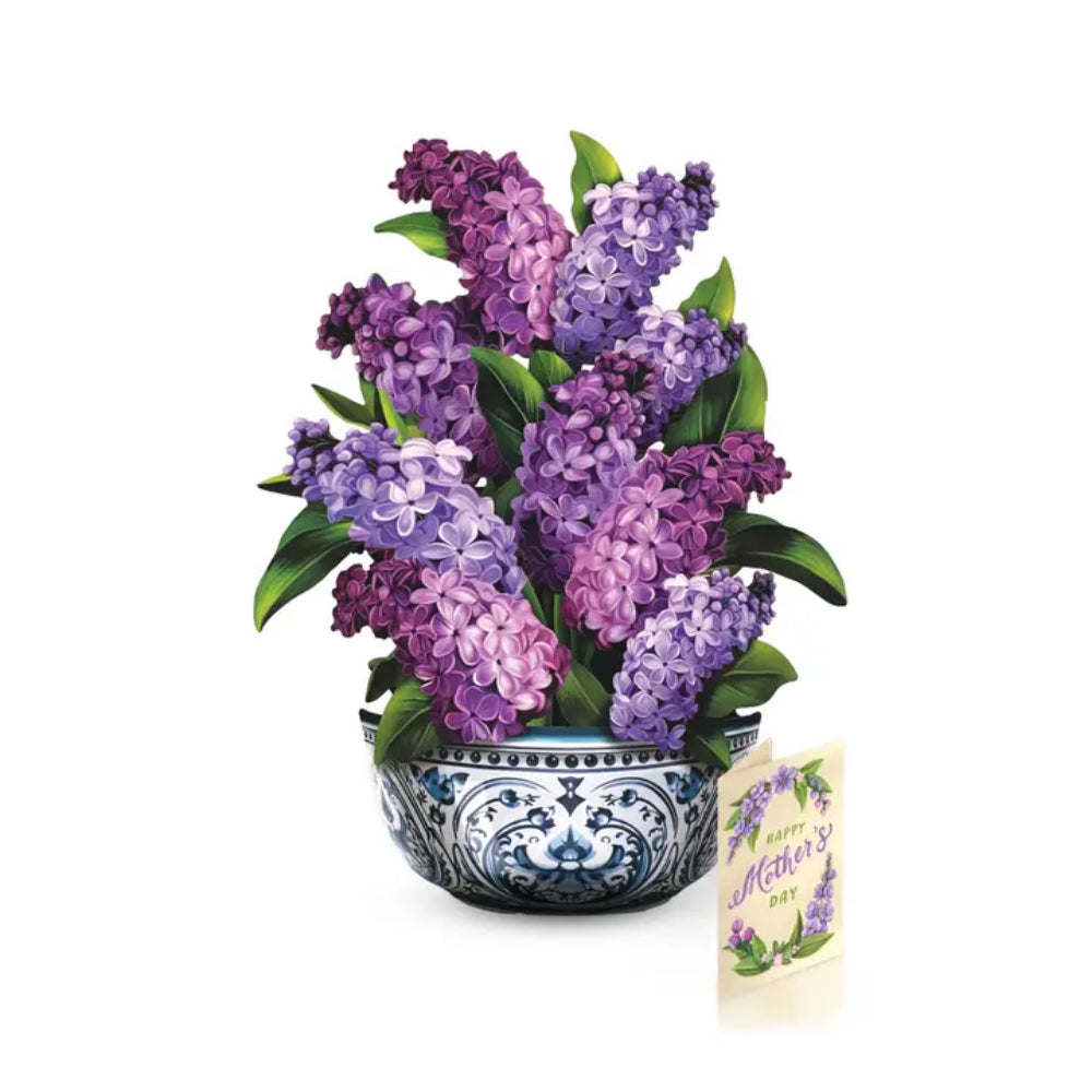 FreshCut Paper LLC Mother's Day Garden Lilac Greeting Card