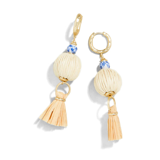 Spartina Summer House Earrings - Natural/Blue