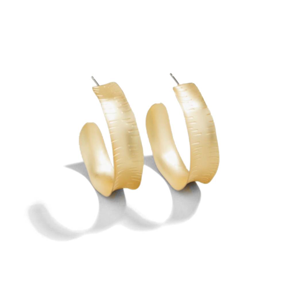 Spartina Queenie Hoop Earrings Gold
