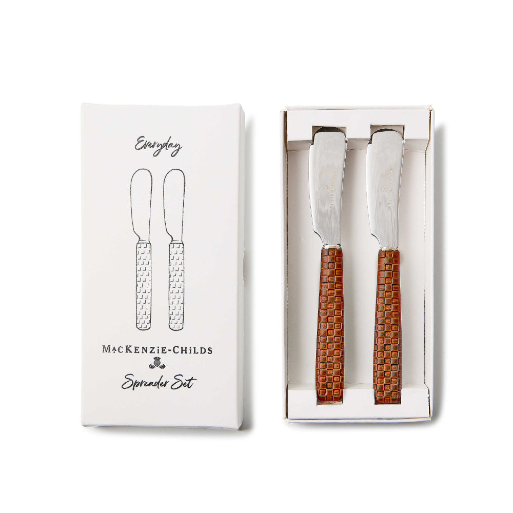 MacKenzie-Childs Everyday Leather Spreader Set