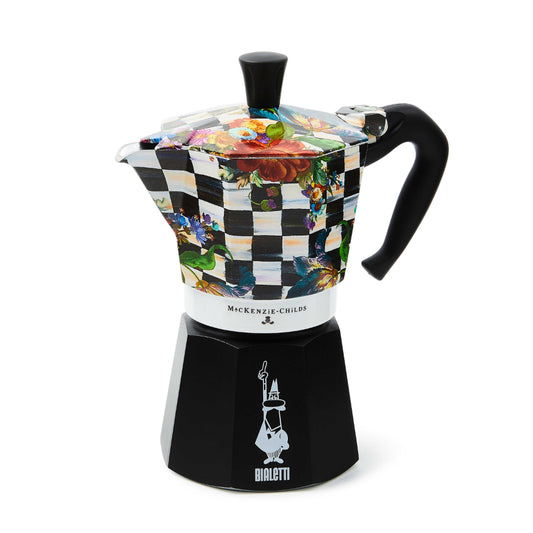 MacKenzie-Childs Courtly Flower Market 6 Cup Moka Pot