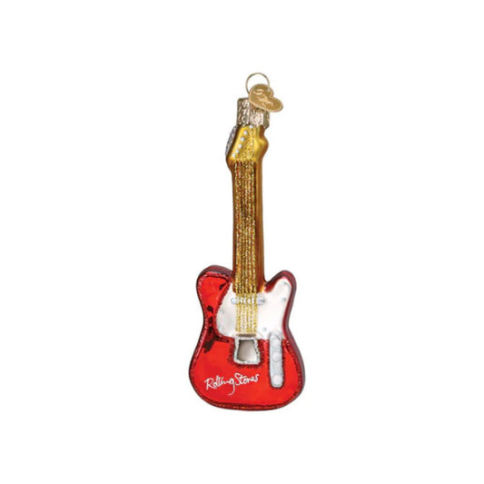 Old World Christmas The Rolling Stones Guitar Ornament