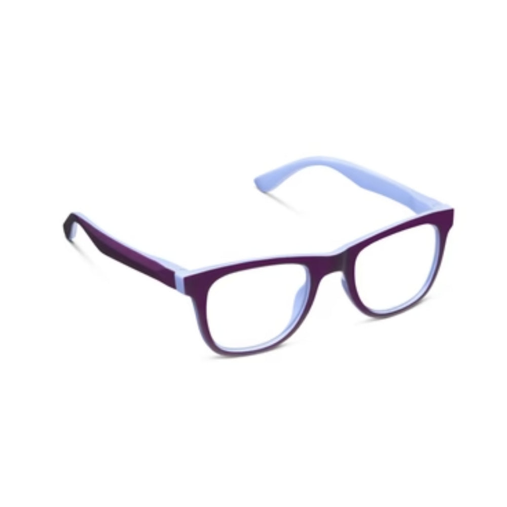 Peepers Rally - Purple/Blue Reading Glasses on white background
