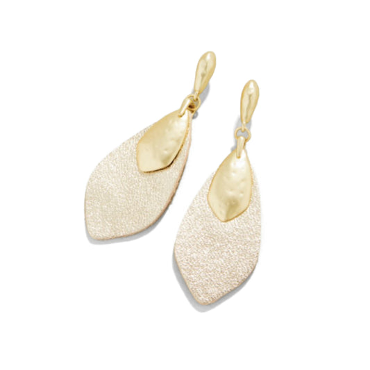 Spartina Leather Petal Earrings
