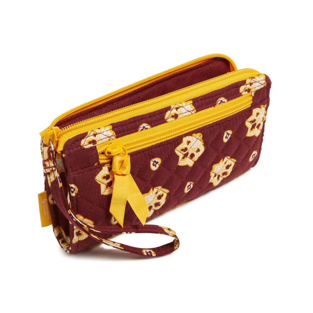 Vera Bradley Washington Commanders RFID Front Zip Wristlet
