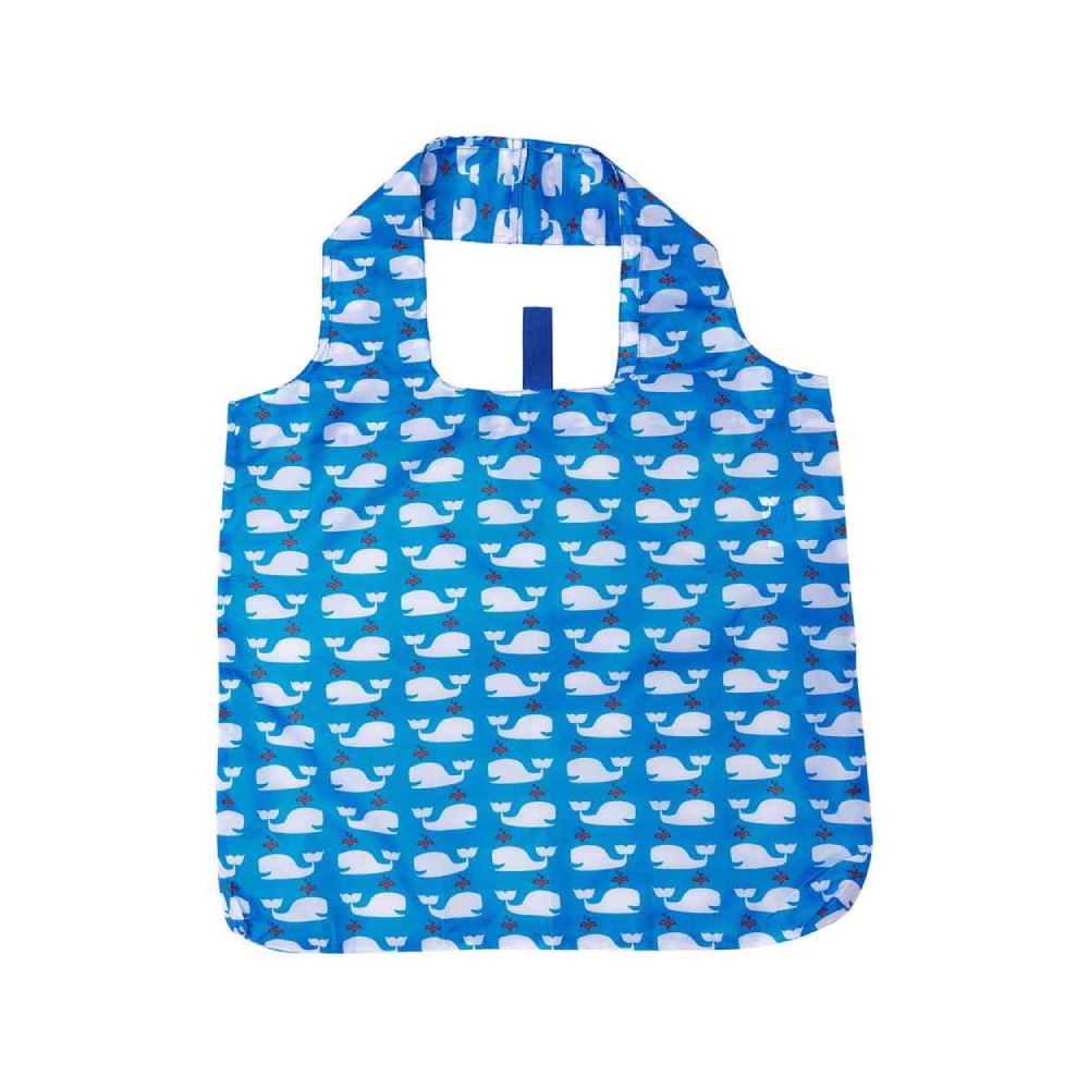 Rock Flower Paper Shopper Blu Bag