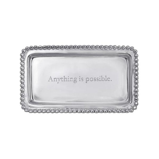Mariposa ANYTHING IS POSSIBLE Beaded Statement Tray