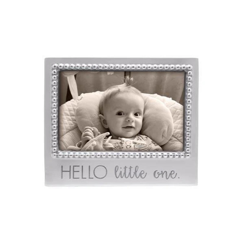 Mariposa HELLO LITTLE ONE Beaded 4x6 Frame