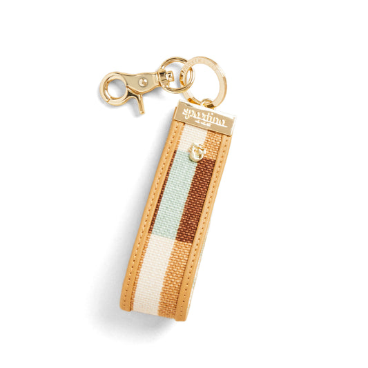 Spartina Grab-N-Go Keychain Kalalanta Plaid Cream