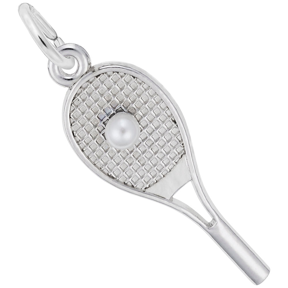 RQC 3947 Tennis Racquet with Pearl Charm