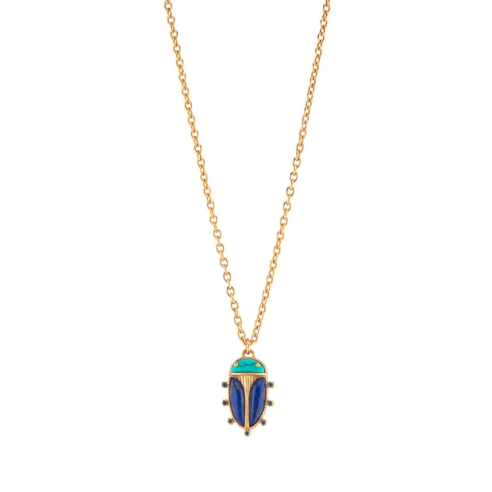 Capucine de Wulf Scarab Charm Necklace
