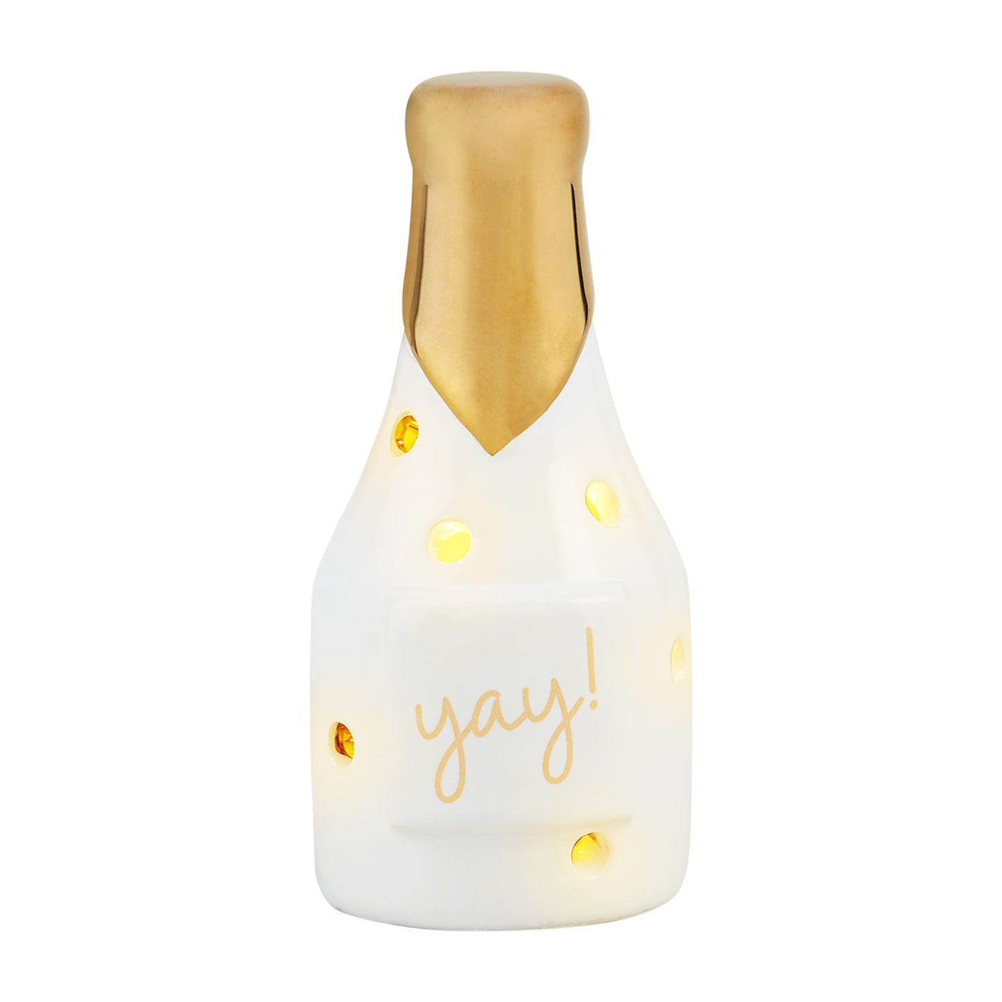 Mud Pie Champagne Light-Up Sitter