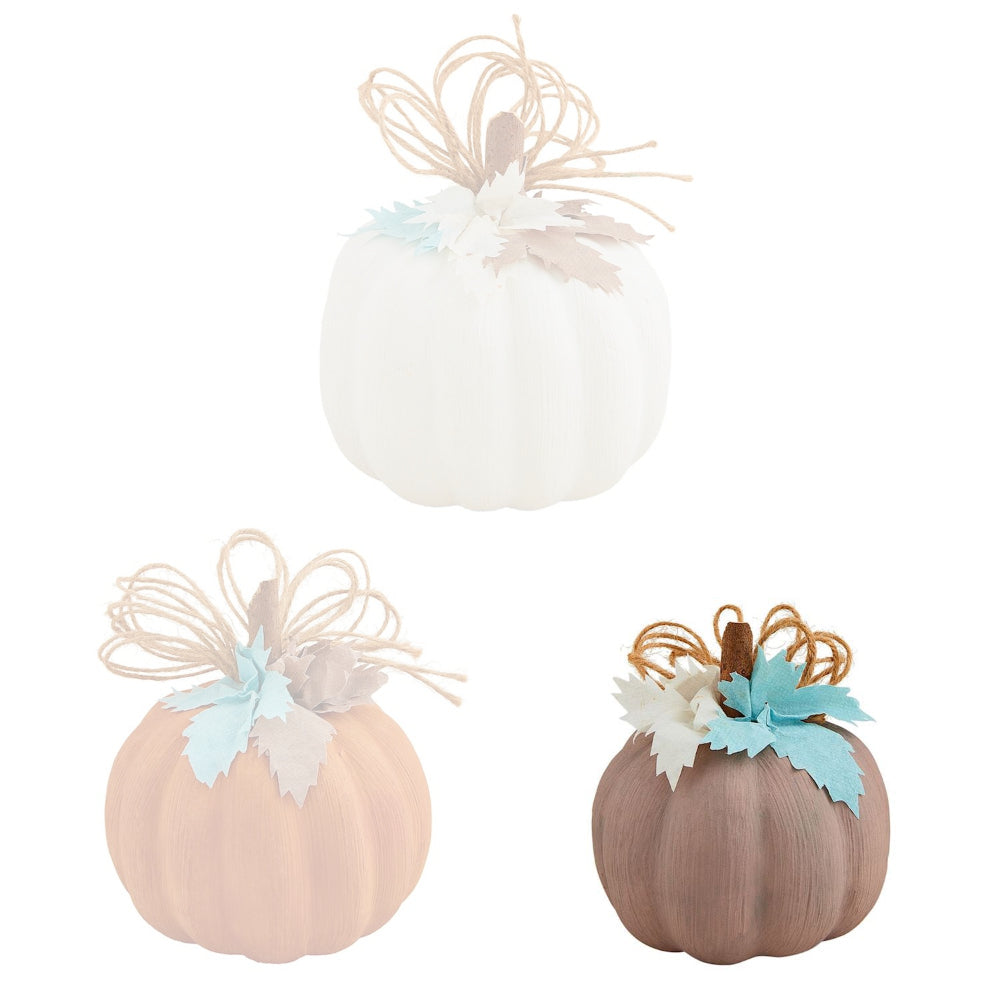 Mud Pie Pastel Pumpkin Sitter