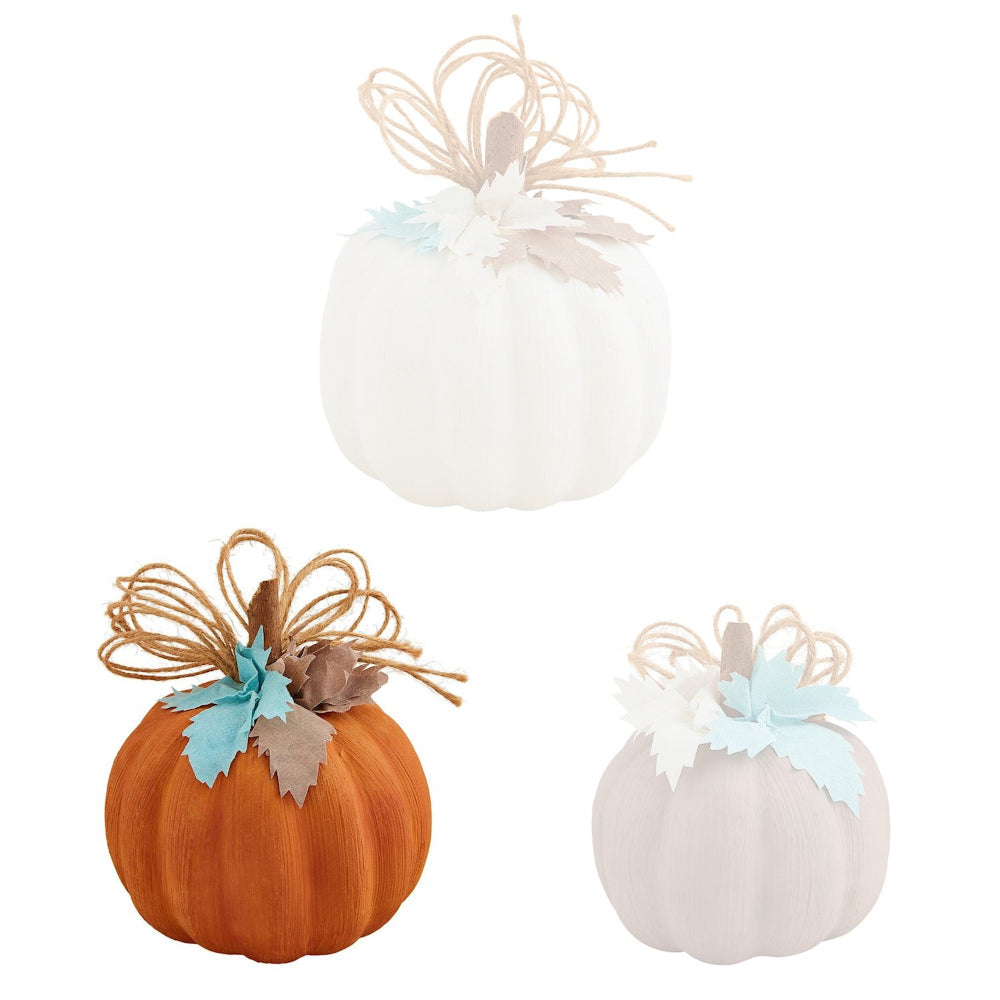 Mud Pie Pastel Pumpkin Sitter