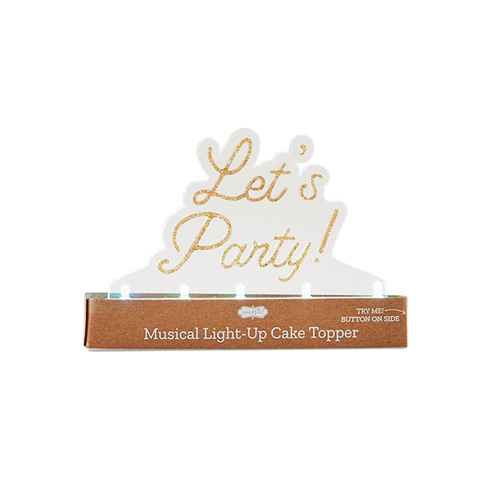 Mud Pie Happy Birthday Musical Led Cake Topper