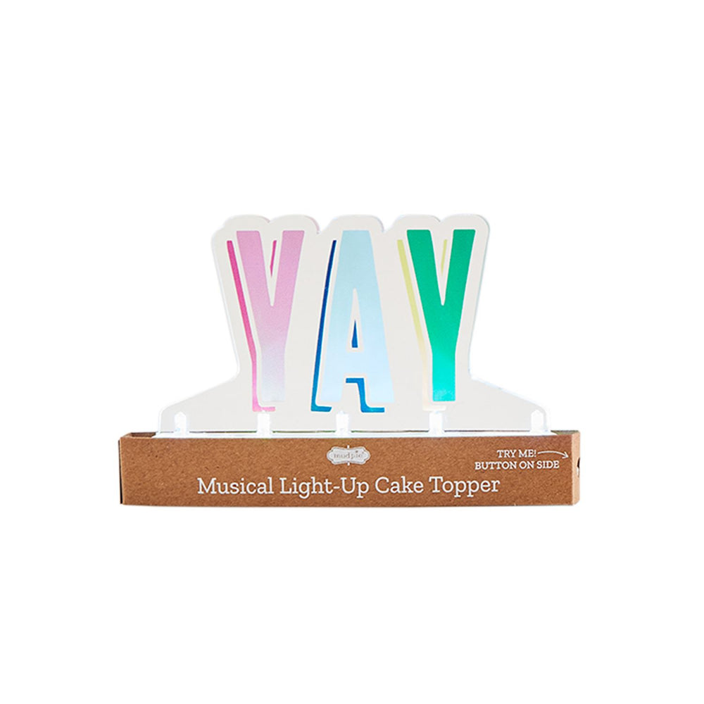 Mud Pie Happy Birthday Musical Led Cake Topper