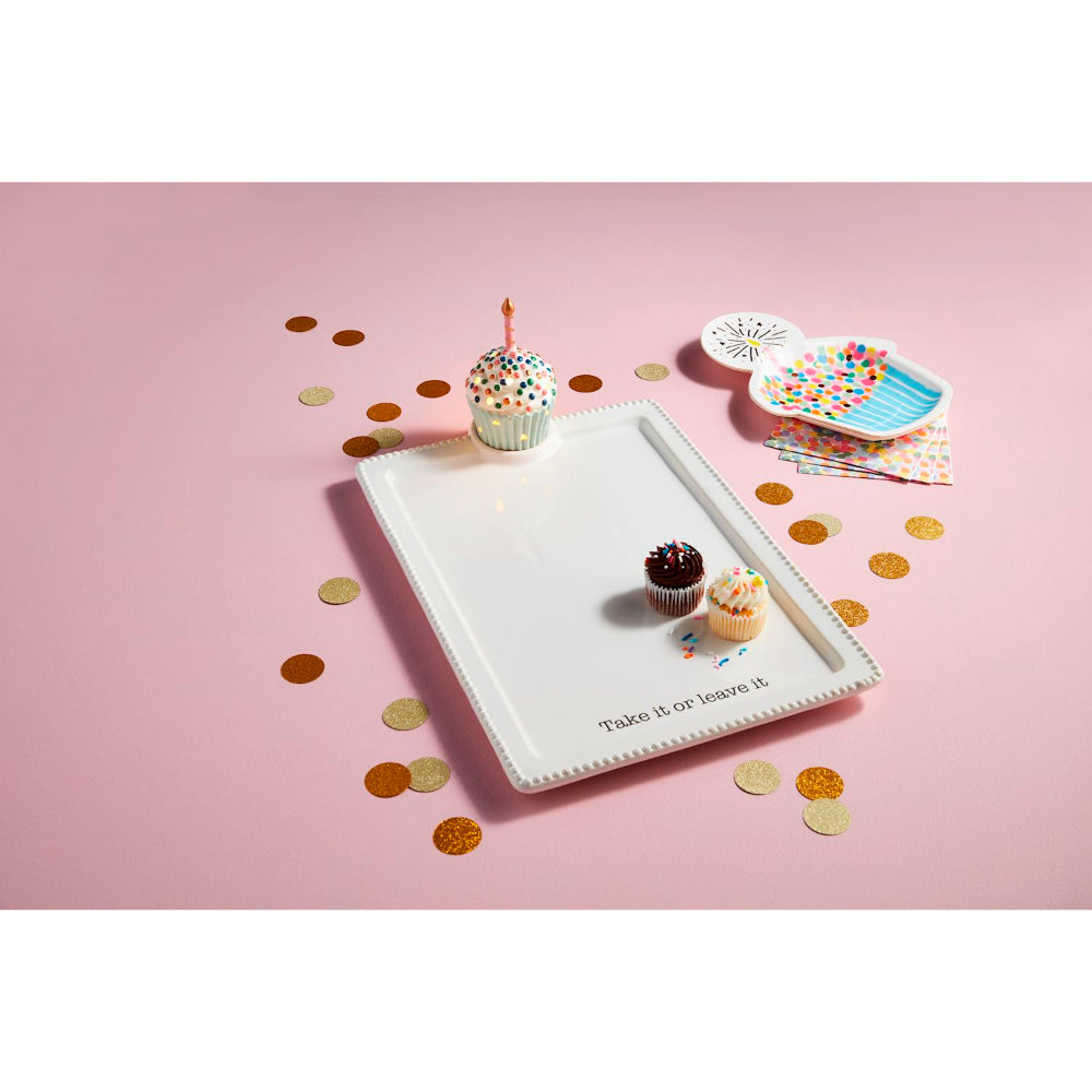 Mud Pie Birthday Cupcake Light-Up Sitter