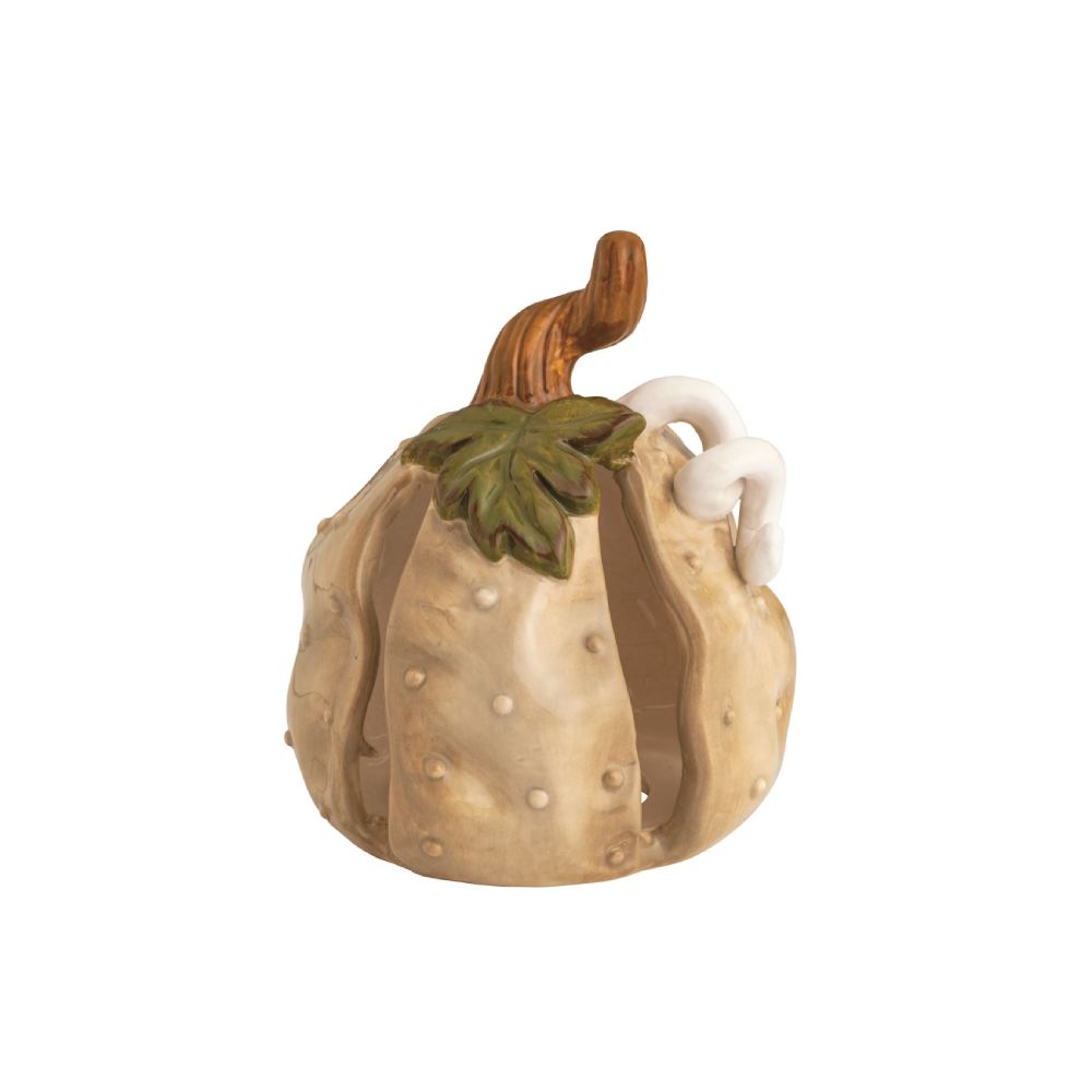 Mud Pie Stoneware Pumpkin Sitter