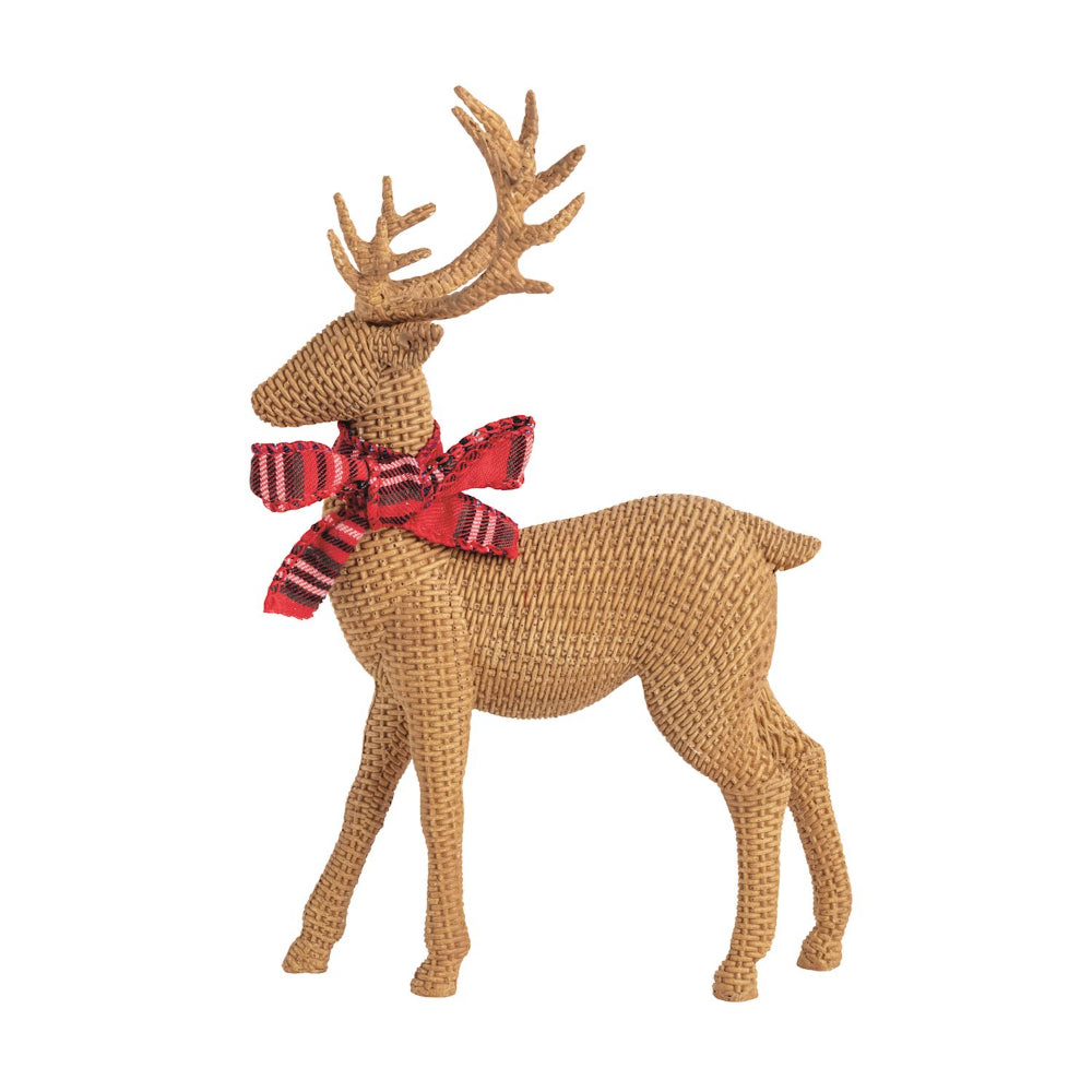 Mud Pie Resin Reindeer Sitter