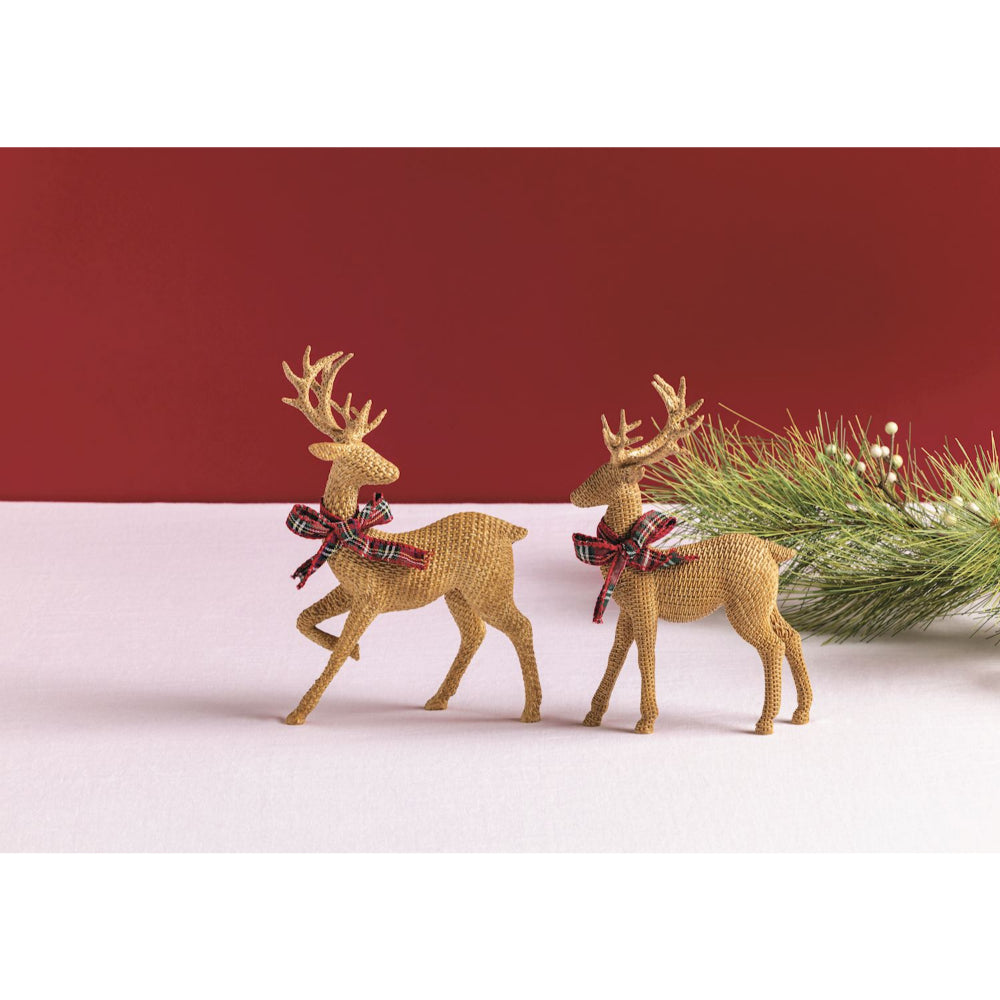 Mud Pie Resin Reindeer Sitter