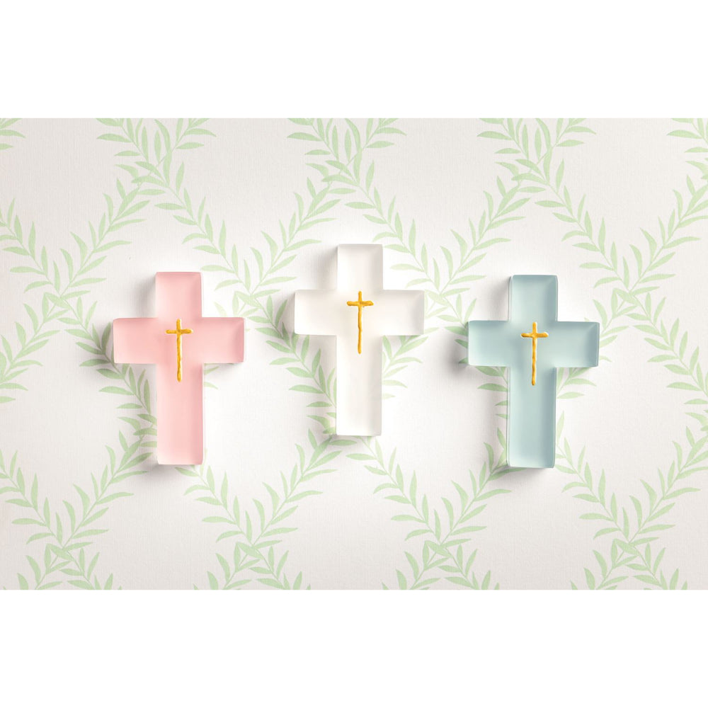 Mud Pie Painted Resin Crosses