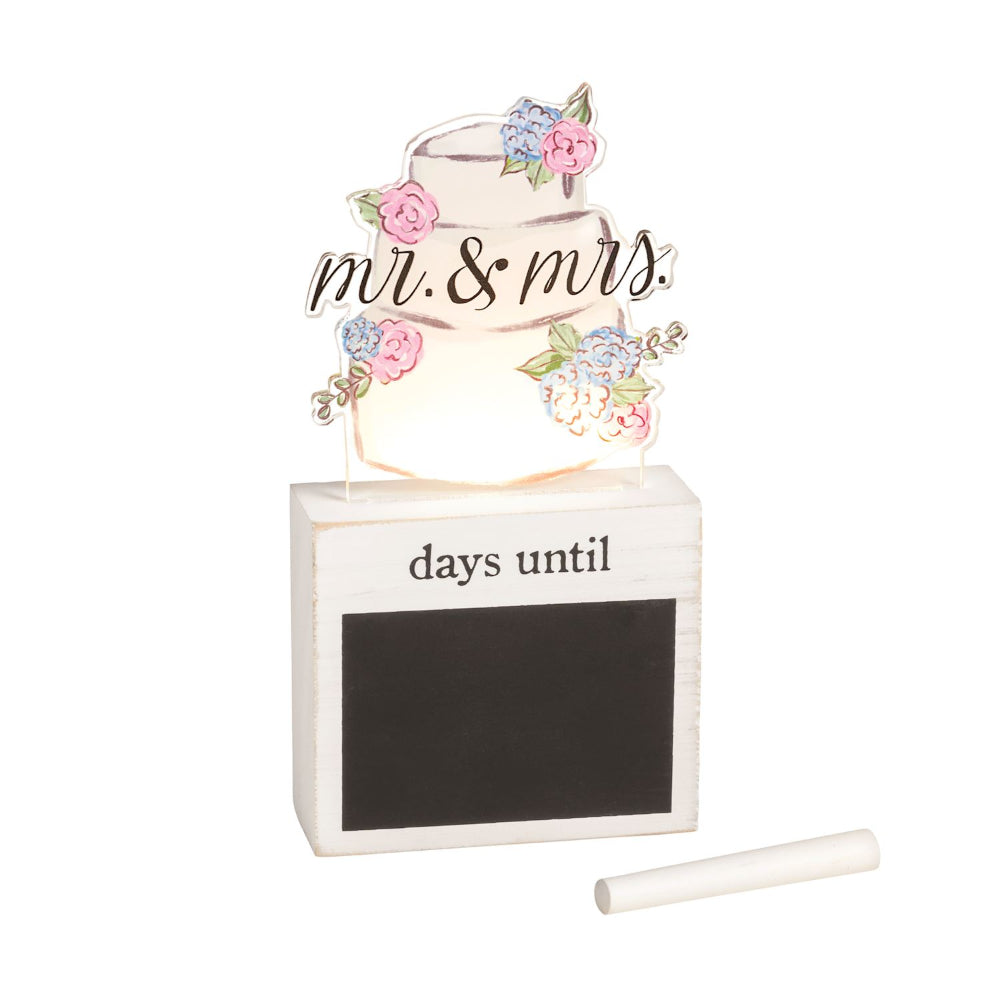 Mud Pie Wedding Countdown Display Set