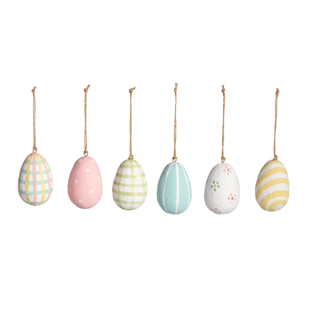Mud Pie Paper-Mache Eggs